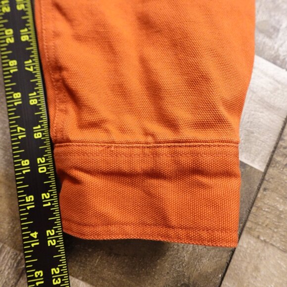 Duluth Trading Hanger Bender Fire Hose Shirt Jac Men's  2XL Lined Rust Orange - Picture 6 of 10